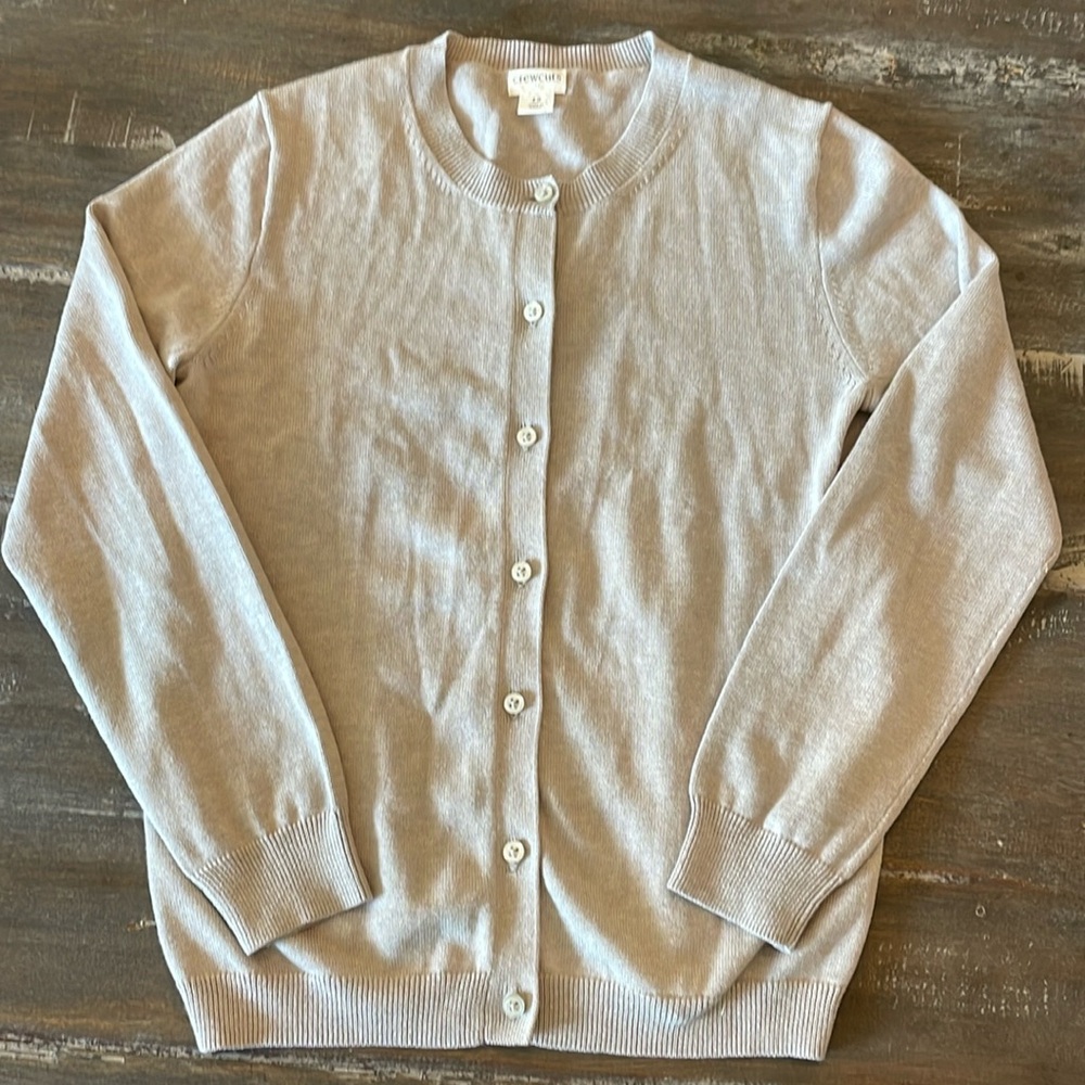 NWOT crewcuts gray sweater girls size 12